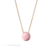 Collana Florilège de Vie Donna Rosèe du Matin in Oro Opale P12L-ROS - P12L-ROS